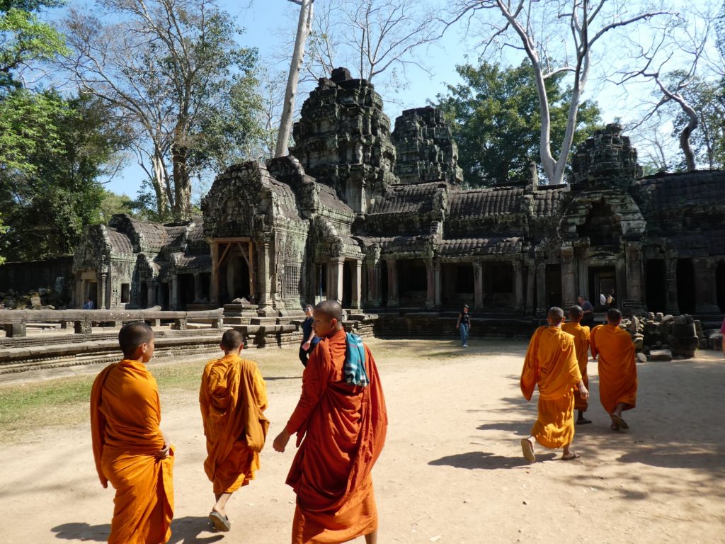 Ta Prohm Mönche