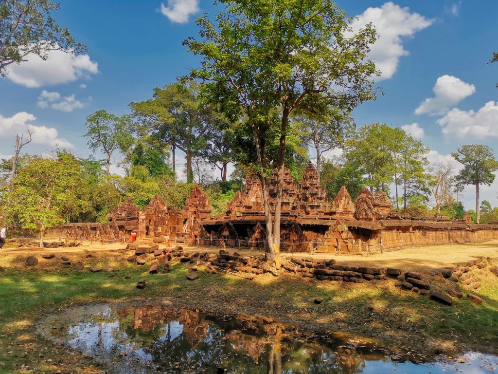 Tempel Banteay Srey Außenansicht