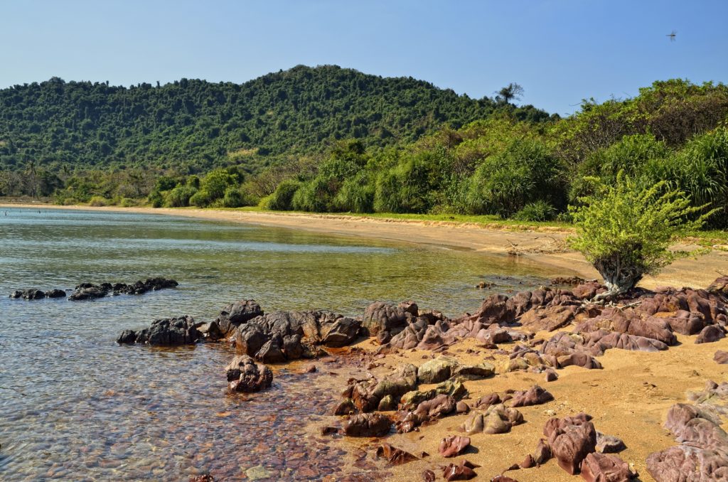 Der Strand auf Rabbit Island